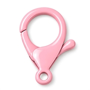 Karabinhage. Stor model. Lakeret. 34 mm. Rosa